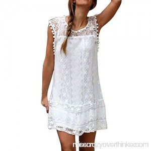 KANGMOON Women Summer Dress Women's Casual Off Shoulder Long Sleeve Flower Print Loose Dress White 15 B07Q1KQTHS